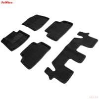 Коврики салона Lux текстильные для Kia Sorento (2020-2025) 7 мест № 96239