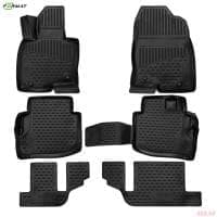 Коврики в салон 3D Format для Mazda CX-9 (2017-2025) 6 шт. № FORMAT.3D3331210k