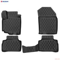 Коврики 3D салона оригинальные для Suzuki Vitara (2015-2025) № 990NF-54P11-001