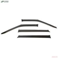 Дефлекторы окон для Kia Seltos (2020-2025) с хромированным молдингом № K16020CR