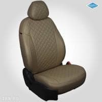 Чехлы на сиденья "Автопилот" для Volkswagen Tiguan (2007-2016) темно-бежевый ромб № vo-ti-t7-tbtb-r