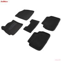 Коврики салона 3D текстильные для Kia Cerato (2018-2025) № 90537