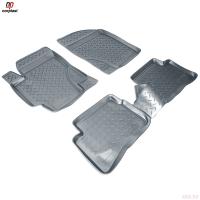 Коврики салона для Hyundai Verna (2006-2010) серые № NPL-Po-31-80-G