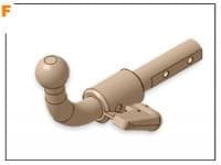 Фаркоп Aragon быстросъемный для Opel Astra H седан (искл. Flex-Fix) (2008-2012) № E4509BS