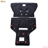 Защита картера, КПП и раздатки для Audi Q7 (2015-2025) S Line 2 части № ALF3041