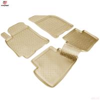 Коврики салона Norplast бежевые для Chevrolet Lacetti (2004-2013) № NPL-Po-12-22-B