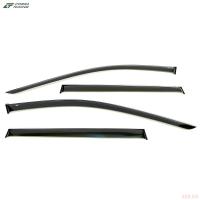 Дефлекторы окон для Subaru Outback (2020-2025) с хромированным молдингом № S42419CR