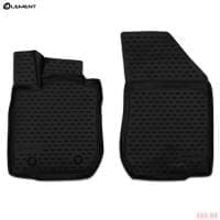Коврики салона Element (передние 2 шт.) 3D для Lada (ВАЗ) Largus (2012-2025) № NLC.3D.52.30.210k