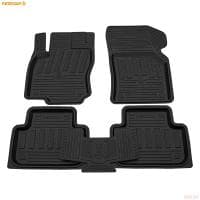 Коврики салона Rezkon резиновые для Volkswagen Tiguan (2017-2023) № 1035025200