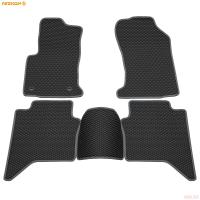Коврики салона EVA резиновые для Toyota Hilux (2015-2025) с серым кантом № 9034045102