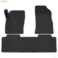 Коврики салона 3D EVA ромб резиновые для Geely Monjaro (2022-2025) с черным кантом № 9217040101