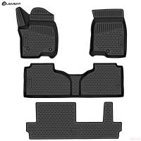 Коврики 3D салона для Chevrolet Tahoe (2021-2025) цельное сид. 2 ряда, 4 шт. № ELEMENT3DAN0025210k