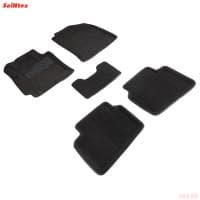 Коврики салона 3D текстильные для Hyundai Solaris (2017-2022) № 88511