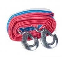 Трос буксировочный ленточный 2 крюка PRO START длина 5м, 3,5 т. артикул ТЛ0302