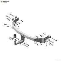 Фаркоп для Kia Sorento (2015-2020) № 90920-A