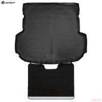 Коврик в багажник Element Econom с функцией защиты бампера для Kia Sorento 5 мест (2015-2020) № ELEMENT.SET.015