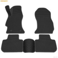 Коврики салона Rezkon EVA резиновые для Subaru Forester (2008-2013) с серым кантом № 9032005102