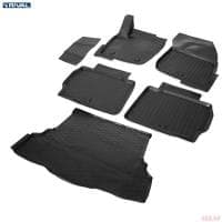Комплект ковриков салона и багажника для Ford Mondeo седан (2015-2022) № K11802002-1
