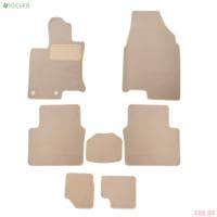Коврики в салон Klever Premium для Nissan Qashqai+2 (2008-2014) бежевые, 7 шт. № KLEVER04362422112kh