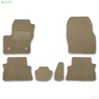 Коврики салона текстильные Premium для Ford Kuga (2013-2016) 6 шт. бежевые № KLEVER04164122112kh