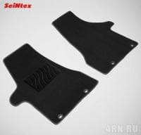 Коврики салона передние Lux текстильные для Volkswagen Transporter T6 (2015-2025) № 85239