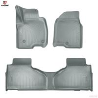 Коврики салона 3D для Cadillac Escalade (2020-2025) (1,2 ряд) серые № NPA11-C10-360-1-G