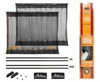 Шторки солнцезащитные раздвижные M (Д*В 70*42-47см), цвет черный (ASPS-S-12) AIRLINE № ASPS-S-12