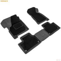 Коврики салона Rezkon Transformer резиновые для Lada (ВАЗ) Priora (2007-2018) № 3039025300