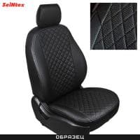 Чехлы из экокожи Ромб для Kia Optima (2016-2020) 40/60 комфорт, Fleet № 91562