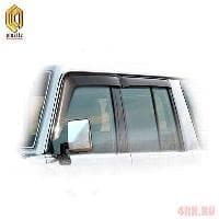 Дефлекторы окон CA Plastic Classic полупрозрачные для Toyota Land Cruiser 76 (2007-2025) № 2010030307923