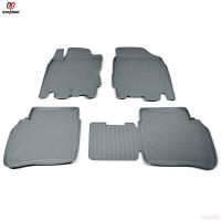 Коврики салона для Nissan Note (2006-2009) серые № NPL-Po-61-31-G