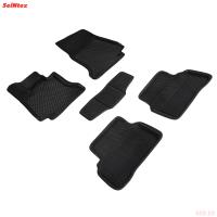 Коврики салона Eva 3D "соты" для Mercedes C-Сlass (W205) (2014-2025) № 95453