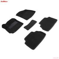 Коврики салона 3D текстильные для Kia Soul (2019-2025) № 92643