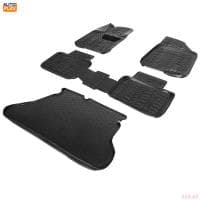 Комплект ковриков салона и багажника для Lada (ВАЗ) Vesta (2015-2025) № K9600101-2