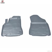 Коврики салона для Peugeot Partner Tepee (2008-2012) серые № NPL-Po-64-57-G