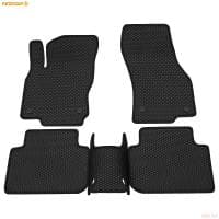 Коврики салона EVA cоты резиновые для Skoda Karoq (2020-2025) с черным кантом № 9030035101