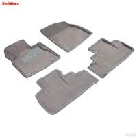 Коврики салона 3D текстильные для Lexus RX (2015-2022) серые № 93270