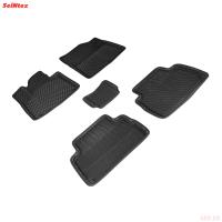 Коврики салона Eva 3D "сота" для Hyundai Santa Fe (2020-2023) № 96824