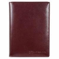 Обложка для паспорта кожаная коричневая (с логотипом Lexus) № OT110-0958L