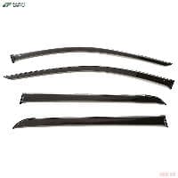 Дефлекторы окон для Chevrolet Traverse (2018-2024) с хромированным молдингом № C33518CR