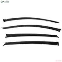 Дефлекторы окон для Chevrolet Malibu (2016-2025) с хромированным молдингом № C33715CR