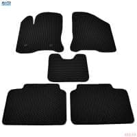 Коврики салона резиновые EVA для Lada (ВАЗ) Vesta (2015-2025) соты с черным кантом № EVAS.0747.01