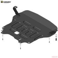 Защита картера и КПП для Hyundai Elantra (2021-2025) № 70915