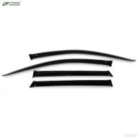 Дефлекторы окон для Geely Coolray (2020-2025) с хромированным молдингом № G11120CR