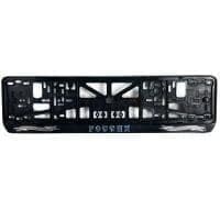 Рамка под номерной знак с тиснением РОССИЯ серебро № VSK-00150108