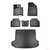 Коврики салона и багажника оригинальные для Kia Sportage с сабвуфером (2022-2025) № R8130P1100P