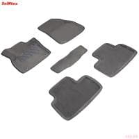 Коврики салона 3D текстильные для Volvo XC40 (2019-2025) серые № 92671