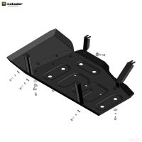 Защита топливного бака для Москвич 3 (2022-2025) № 77602