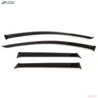 Дефлекторы боковых окон для Kia Ceed универсал (2019-2025) с хромированным молдингом № K15619CR