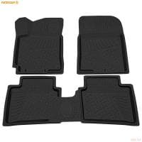 Коврики салона Rezkon резиновые для Hyundai Solaris (2010-2016) № 1020050100